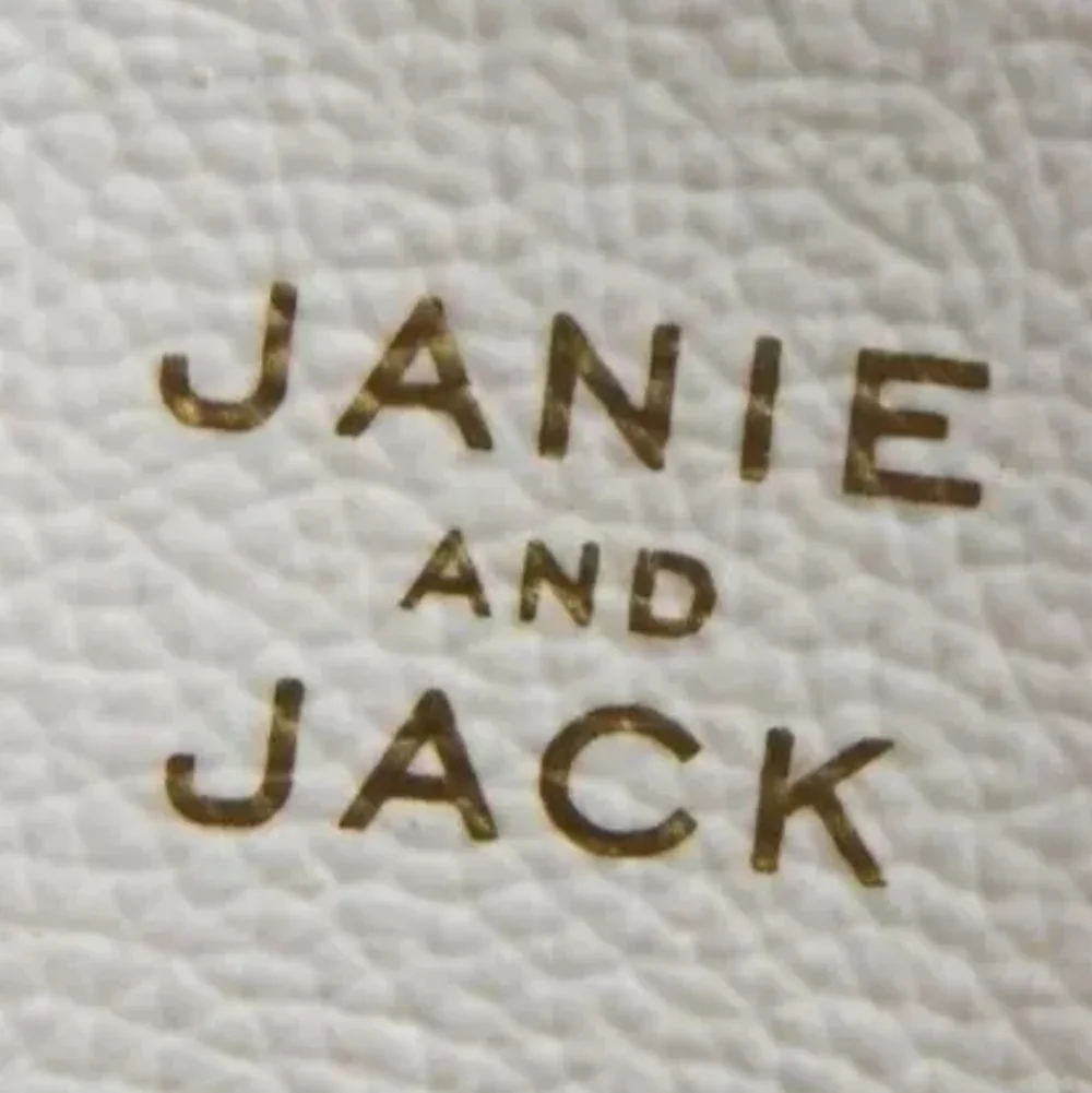 Janie and Jack Gold Bow Slide Sandals